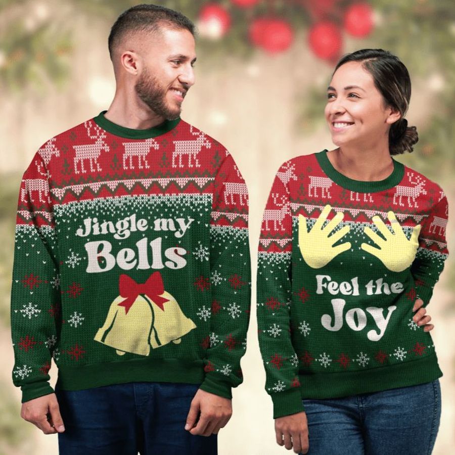 Christmas Jingle Bells Couple 3D Sweater