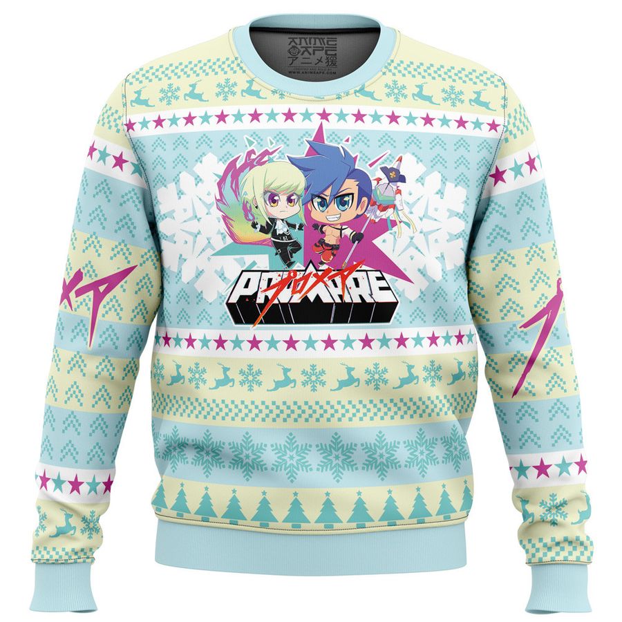 Christmas Lio and Galo Promare Ugly Sweater