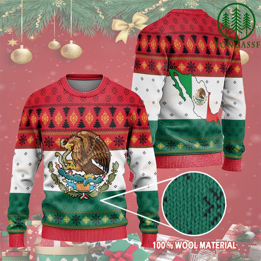 Christmas Mexico coat of arms Ugly Sweaters