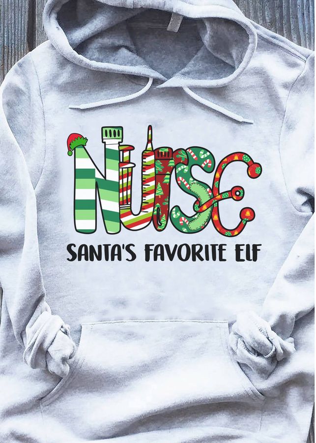 Christmas Nurse Gift, Nurse The Job – Nurse santa's favourite elf
