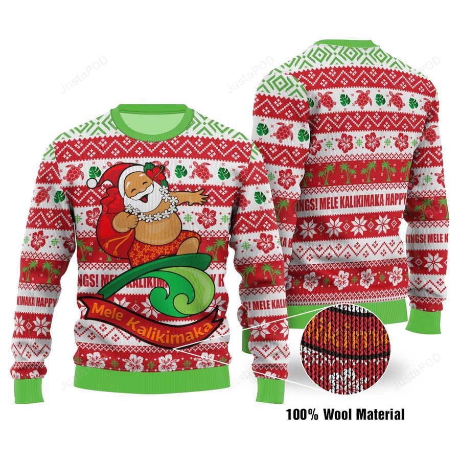 Christmas Santa Clause Ugly Christmas Sweater All Over Print Sweatshirt