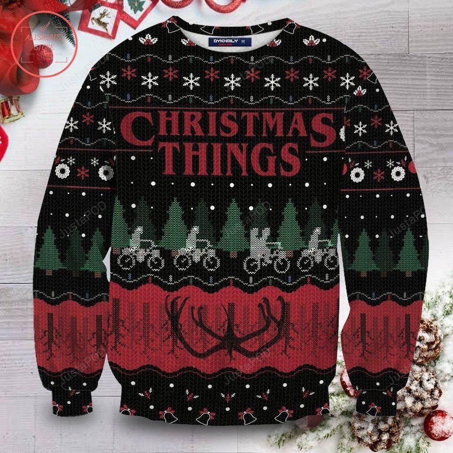 Christmas Things Unisex Ugly Christmas Sweater All Over Print Sweatshirt