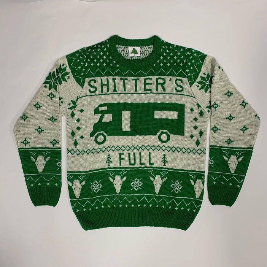 Christmas Vacation Shitters Full For Unisex Ugly Christmas Sweater All