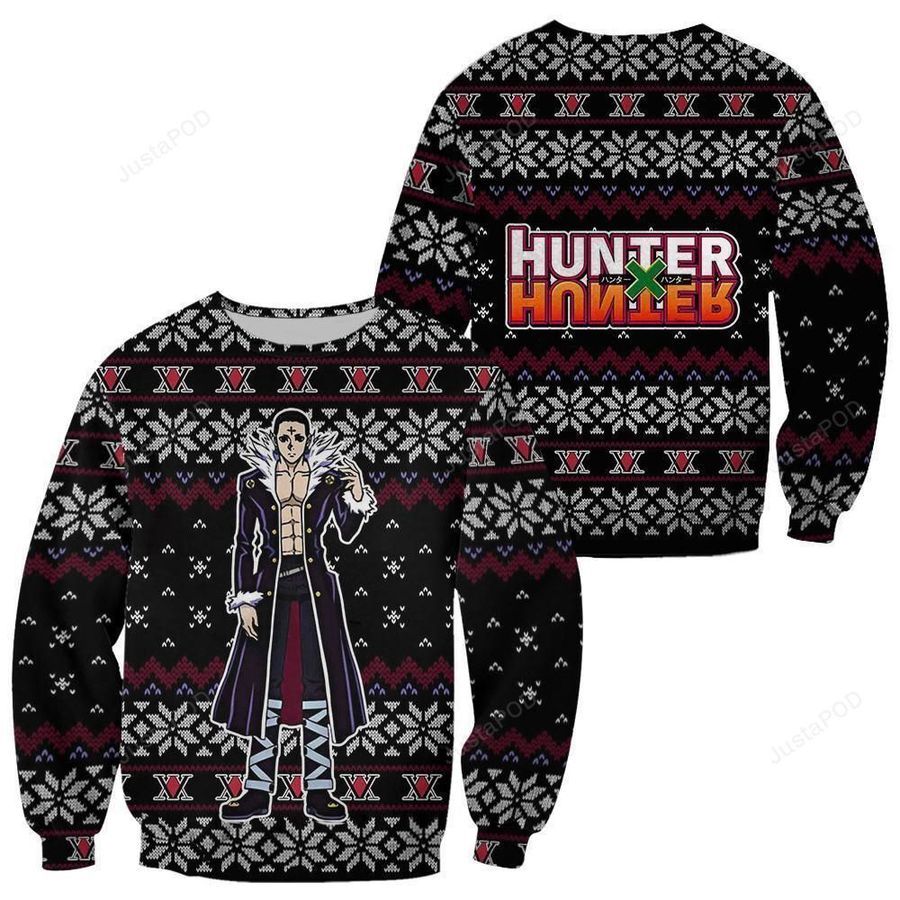Chrollo Lucilfer Hunter X Hunter Ugly Christmas Sweater All Over