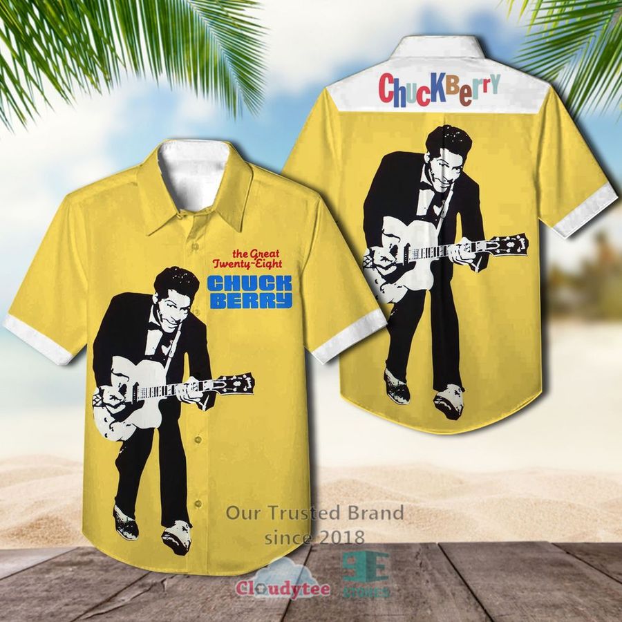 Chuck Berry The Great Twenty-Eight Album Hawaiian Casual Shirt – LIMITED EDITION