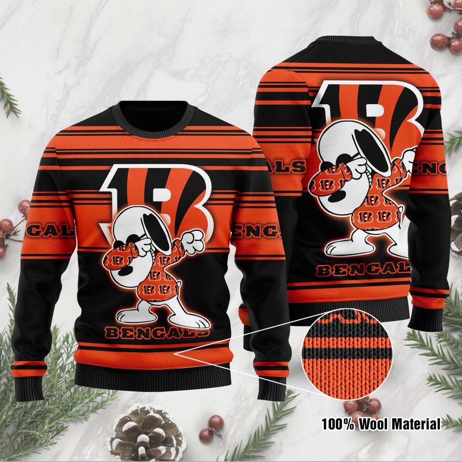 Cincinnati Bengals D Full Printed Sweater Shirt For Football Fan