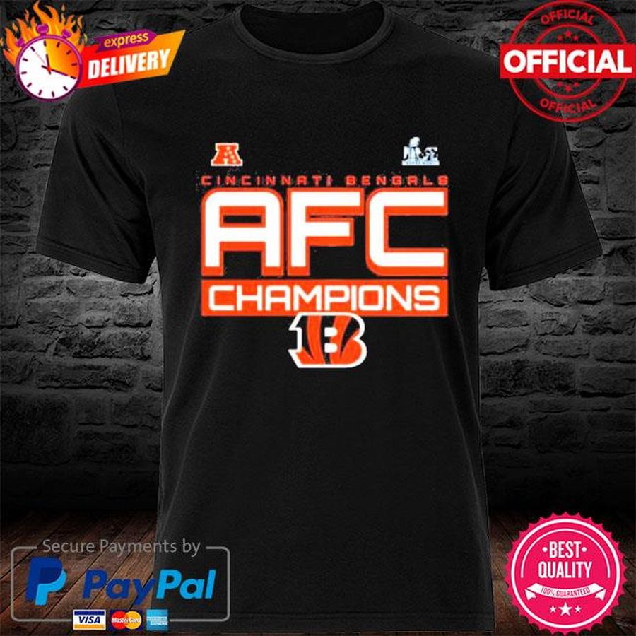 Cincinnati Bengals Liv Super Bowl Champions AFC 2022 shirt
