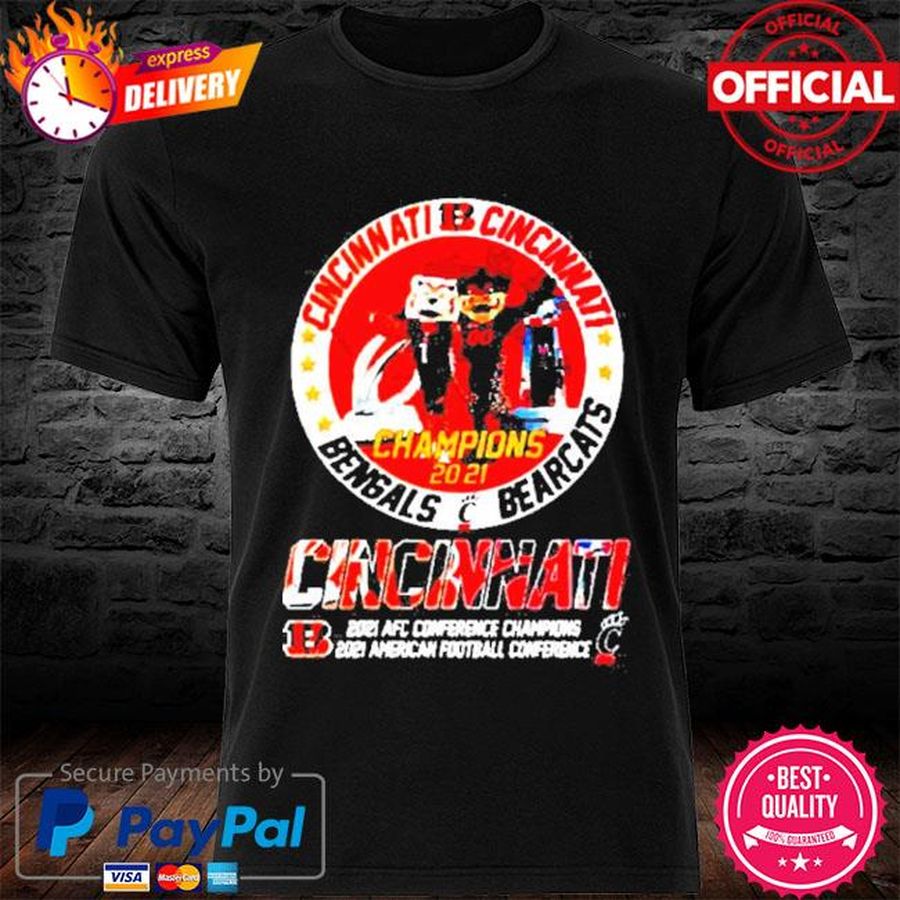 Cincinnati Bengals vs Cincinnati Bearcats Champions 2021 Tshirt