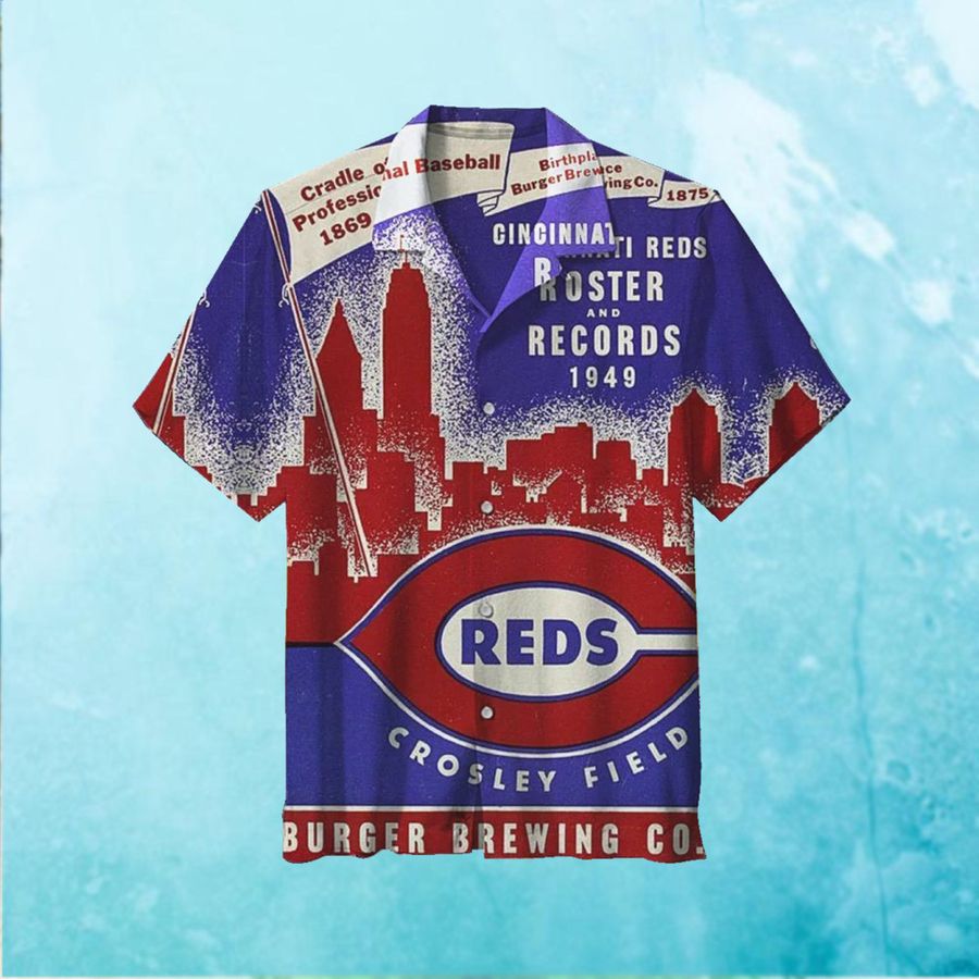 Cincinnati Reds Retro Hawaiian Shirt