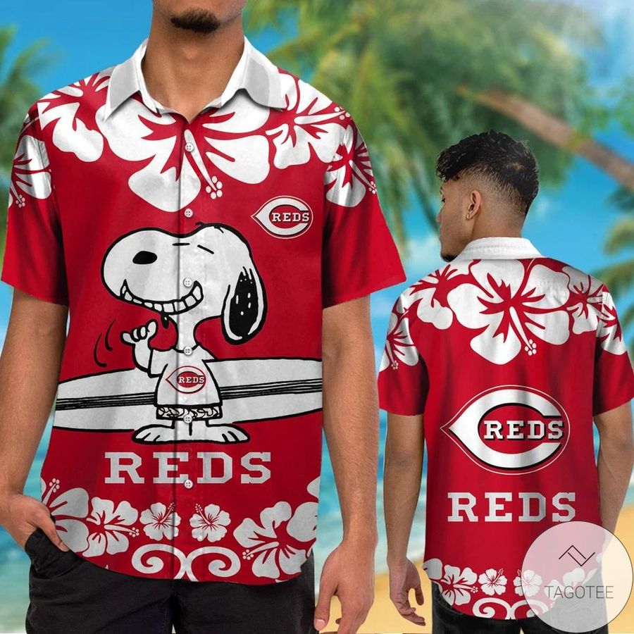 Cincinnati Reds Snoopy Hawaiian Shirt