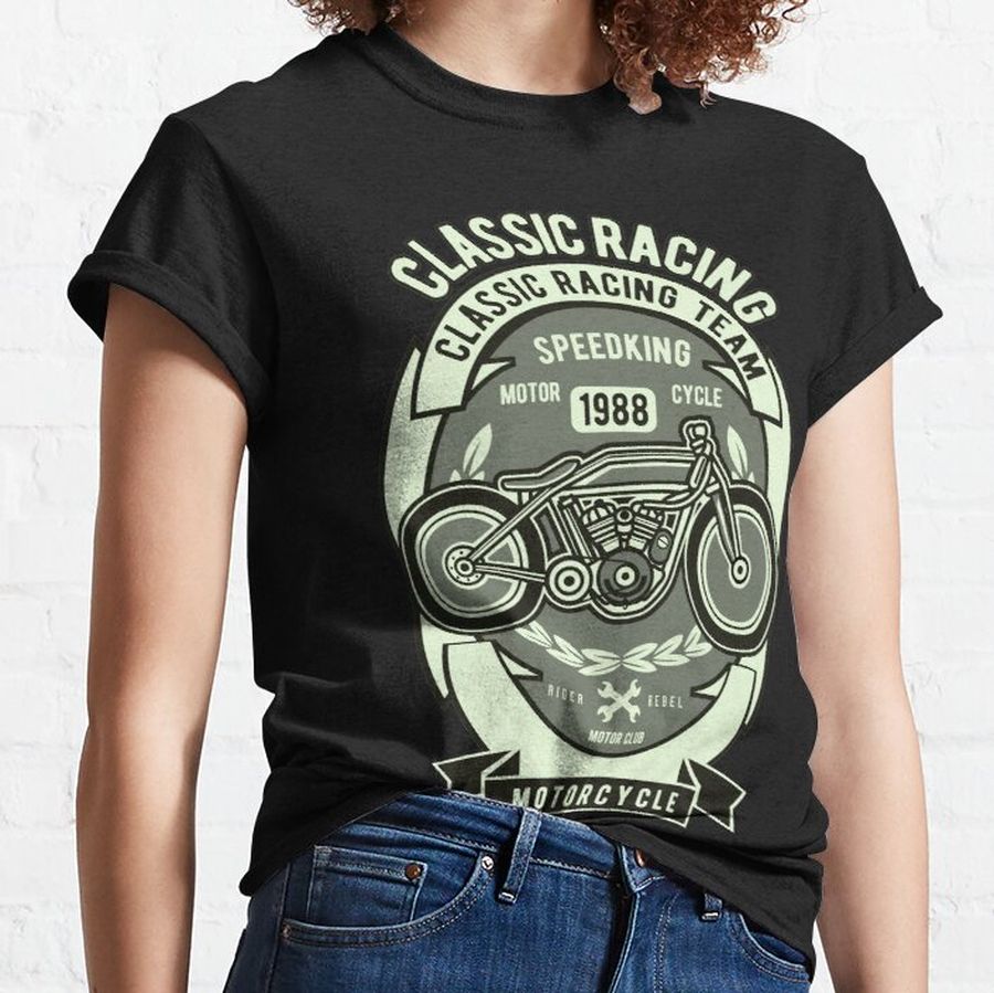 Classic Racing, Biker Lifestyle Gift for Bike Lovers Design Classic T-Shirt