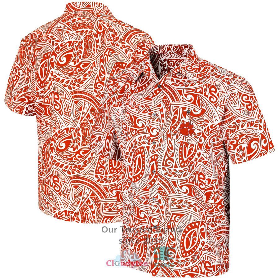Clemson Tigers Colosseum Make Like a Tree Camp Orange Hawaiian Shirt – LIMITED EDITION