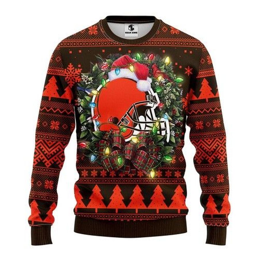 Cleveland Browns Christmas For Fans Ugly Christmas Sweater, All Over Print Sweatshirt, Ugly Sweater, Christmas Sweaters, Hoodie, Sweater