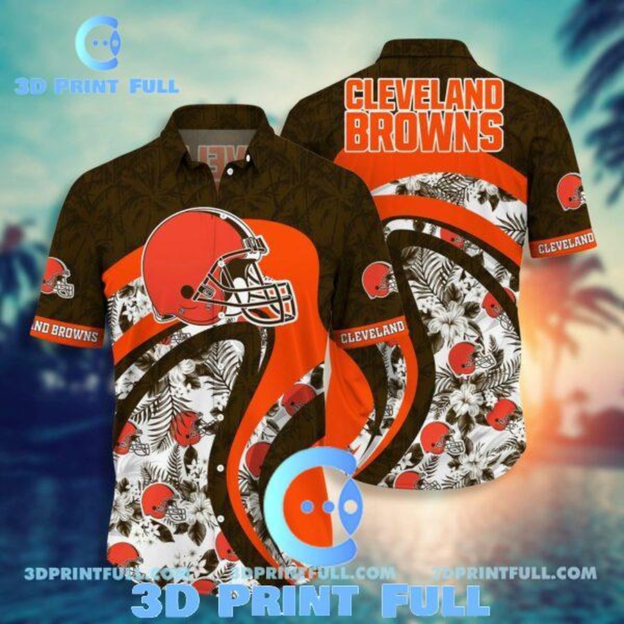 Cleveland Browns Hawaiian Shirt Style Hot Trending
