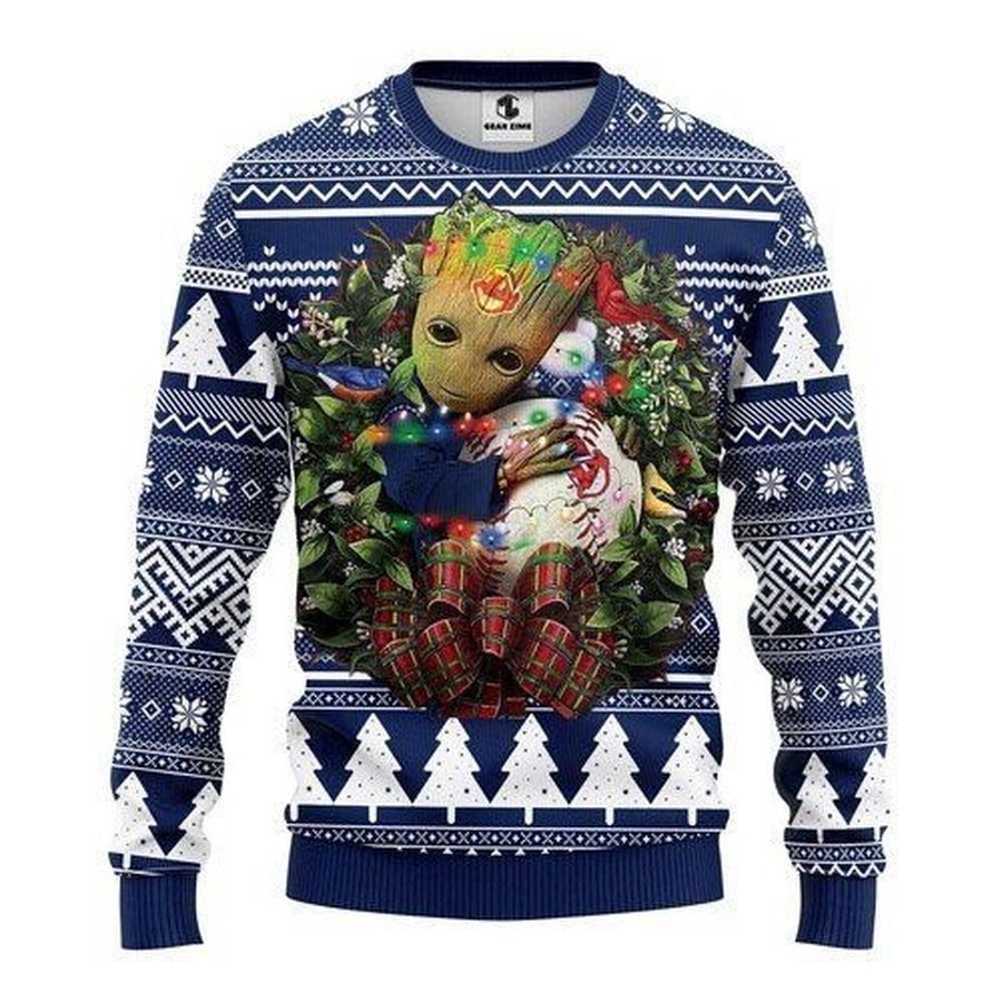 Cleveland Indians Grateful Dead For Unisex Ugly Christmas Sweater All