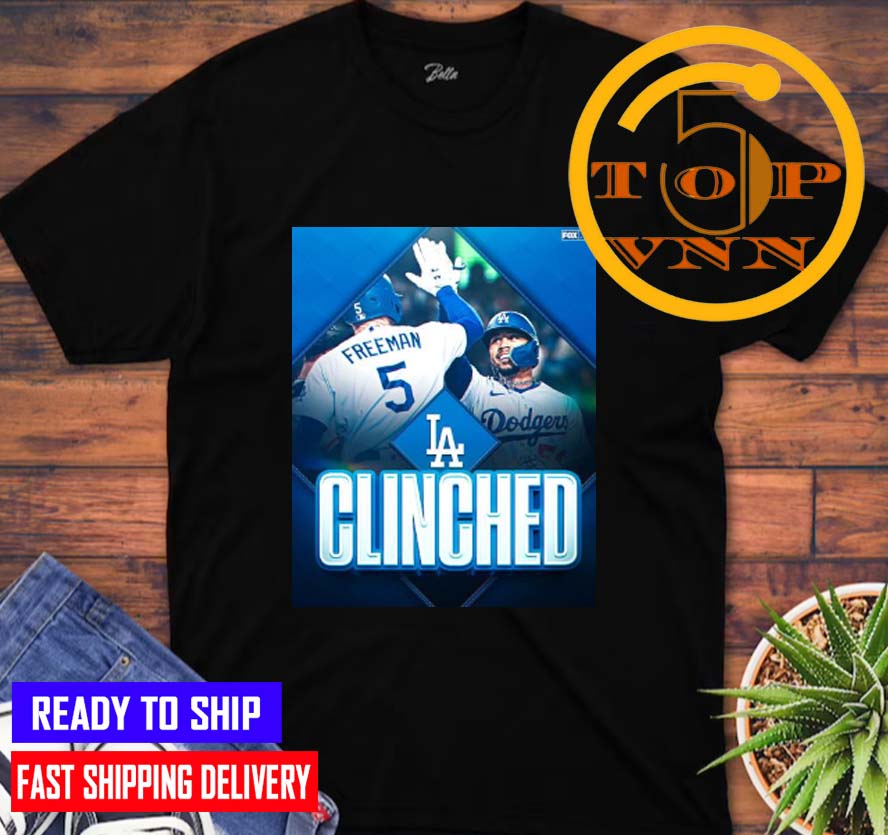 Clinched Los Angeles Dodger 2022 MLB Postseason For Fans Shirt