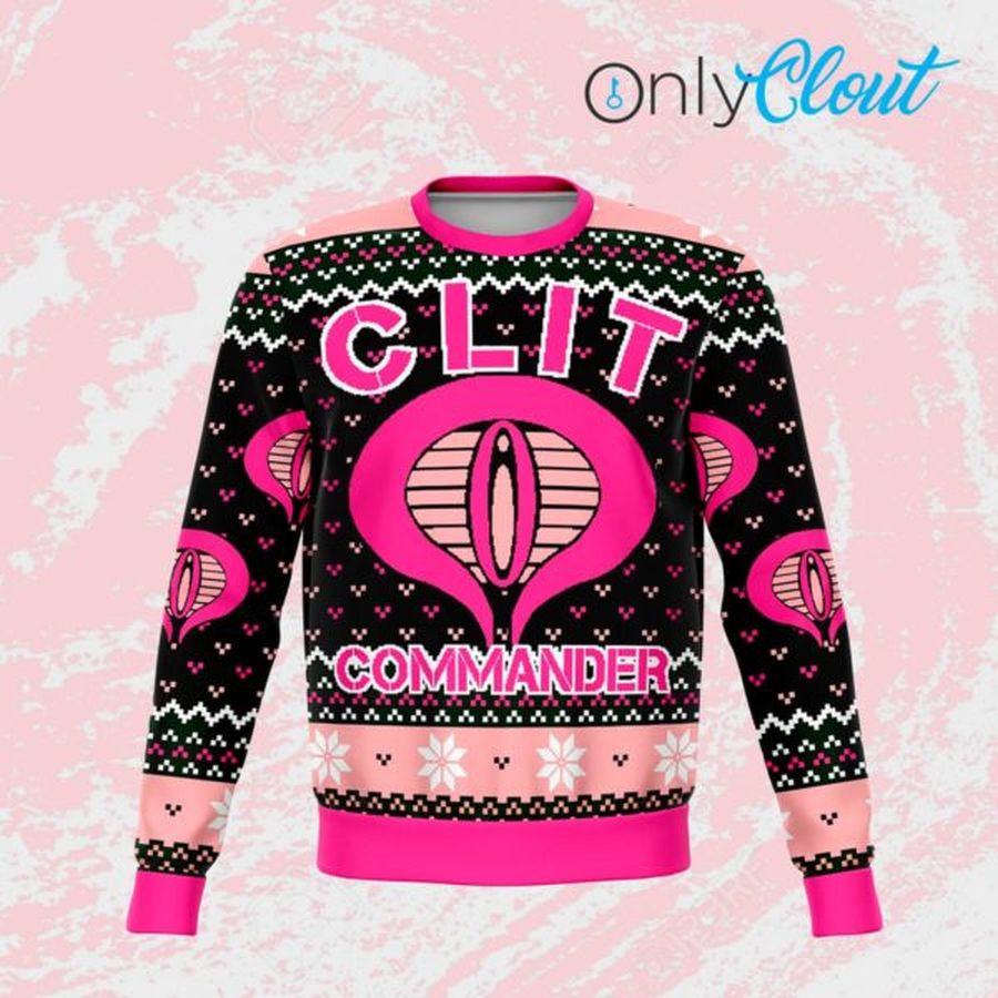 Clit Commander Ugly Christmas Sweater - 125