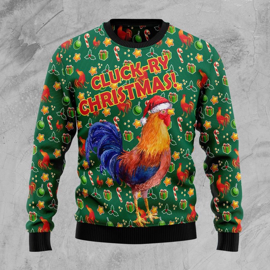 Cluck Ry Christmas Ugly Sweater