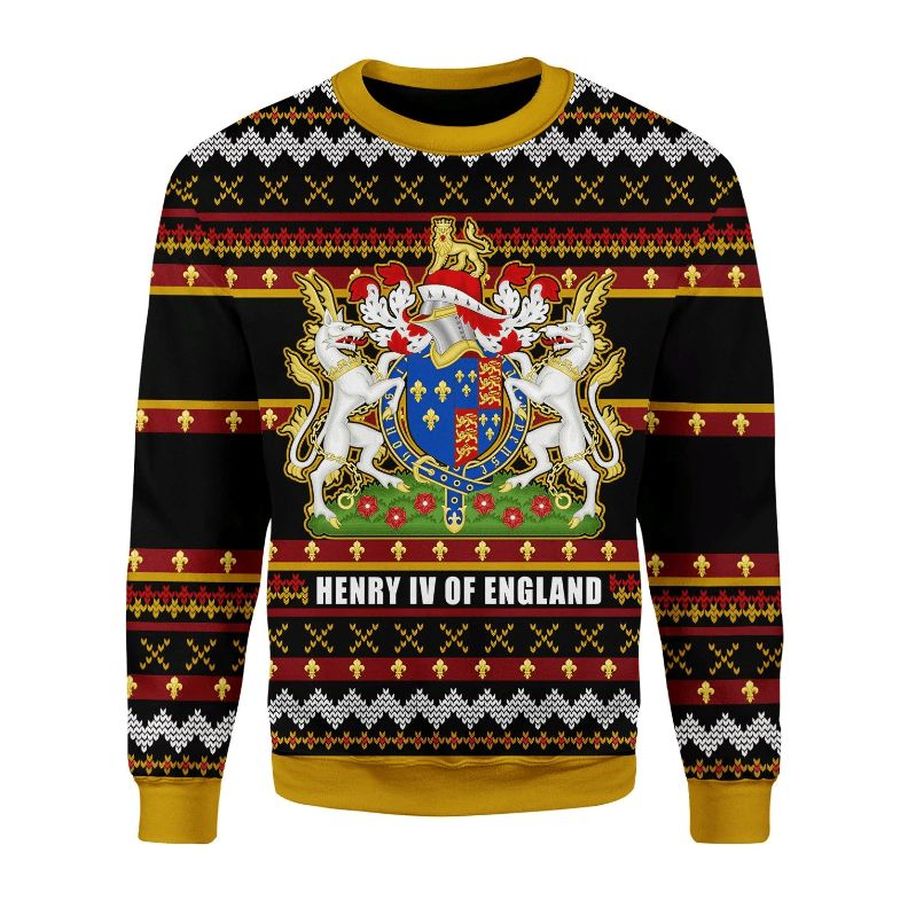 Coat Of Arms Henry Sweater 3D Xmas - Teeruto