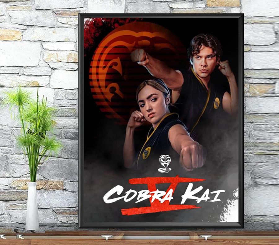 Cobra Kai Season 5 Poster Vintage Wall Art Decor