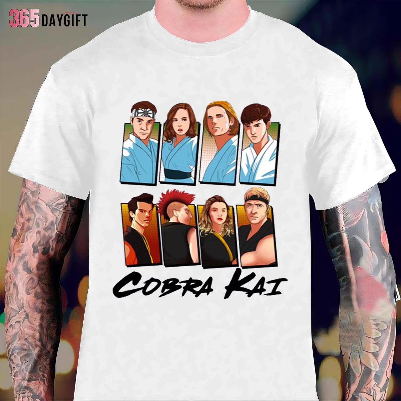 Cobra Kai T-Shirt All Characters Of Cobra Kai Art Unisex