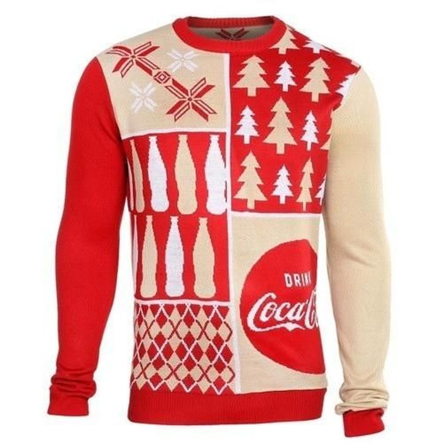 Coca Cola Ugly Christmas Sweater, All Over Print Sweatshirt, Ugly Sweater, Christmas Sweaters, Hoodie, Sweater