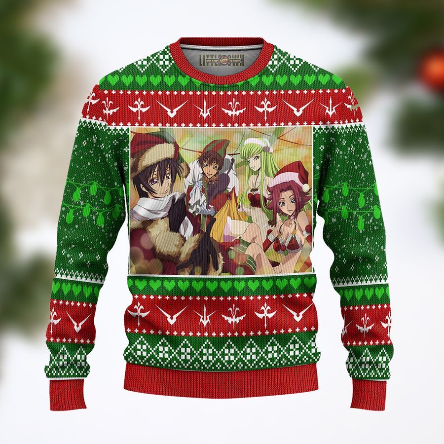 Code Geass Anime Custom Ugly Sweater