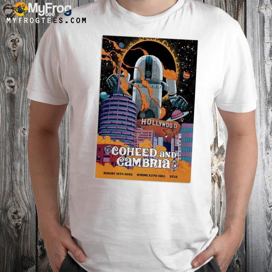 Coheed and cambria los angeles exclusive poster shirt