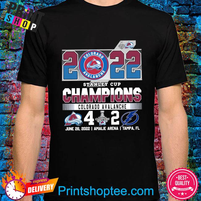 Colorado Avalanche and Tampa Bay Lightning 2022 Stanley Cup Champions shirt