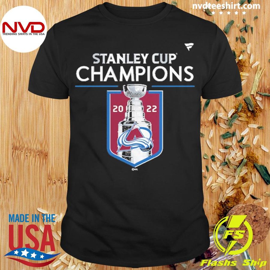 Colorado Avalanche Branded 2022 Stanley Cup Champions Locker Room Shirt