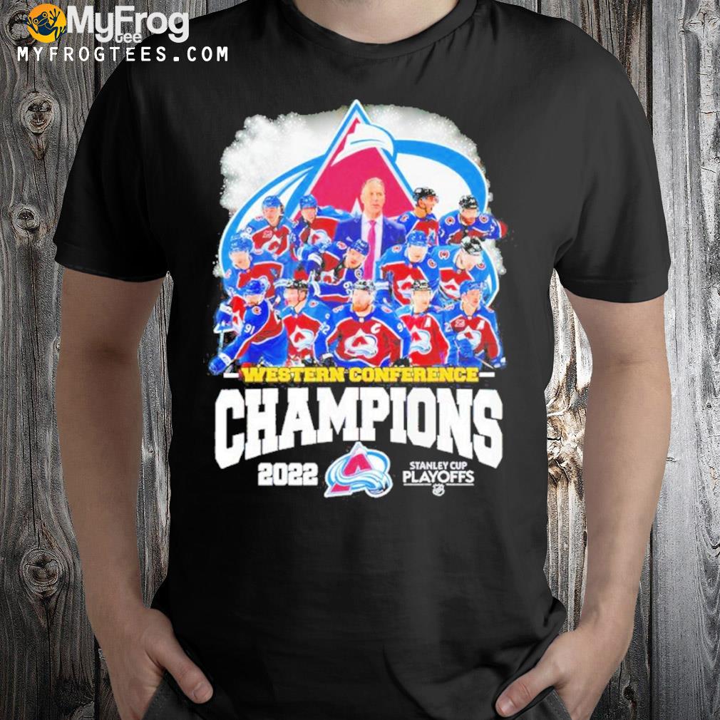 Colorado avalanche western conference champions 2022 stanley cup playoffs Teamplayer shirt