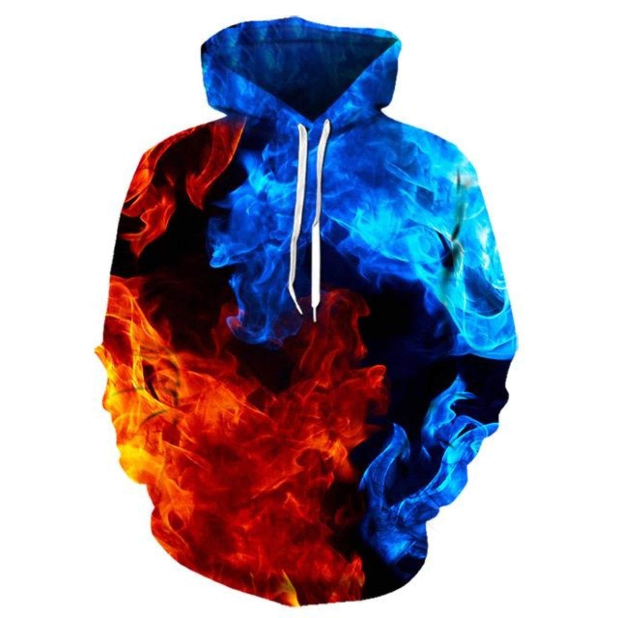 Colorful Flame Hoodie 3D Sweatshirt MenWomen Hooded Autumn And Winter Coat Mens Clothing Funny Jacket Fashion Oversized Hoodie-4