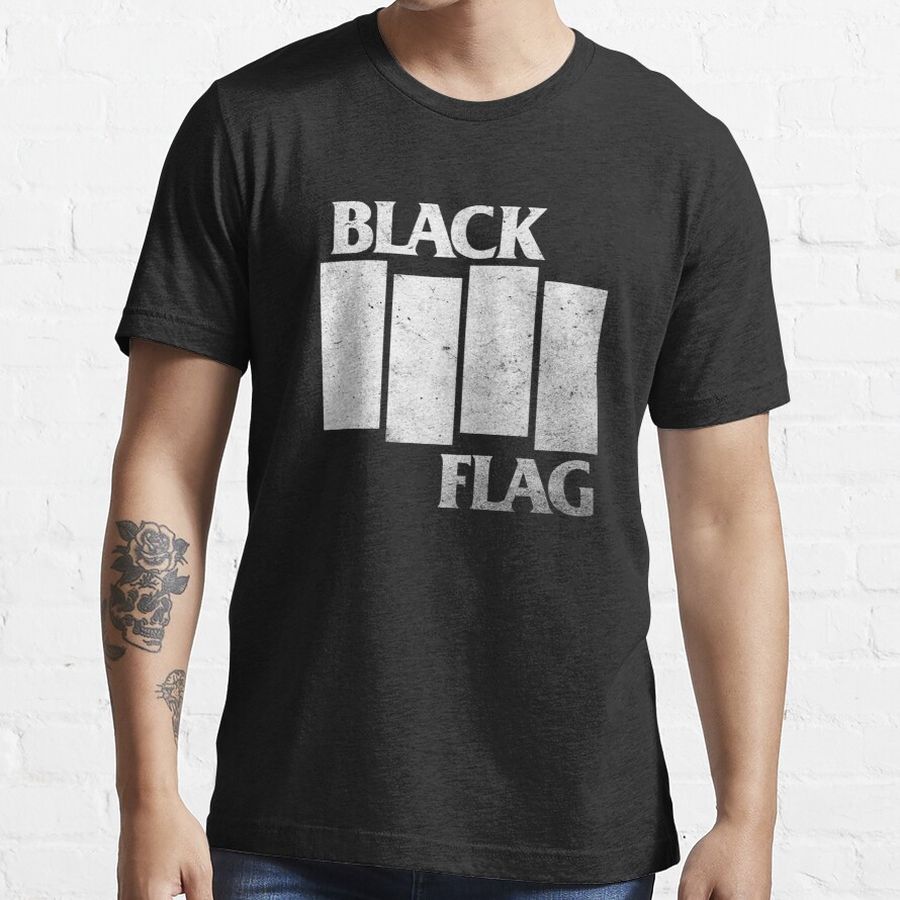 Colossal Black F~L~A~G Hype Merch Essential T-Shirt