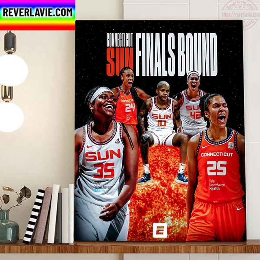 Connecticut Sun Are Headed To The WNBA Finals Bound Home Decor Poster Canvas