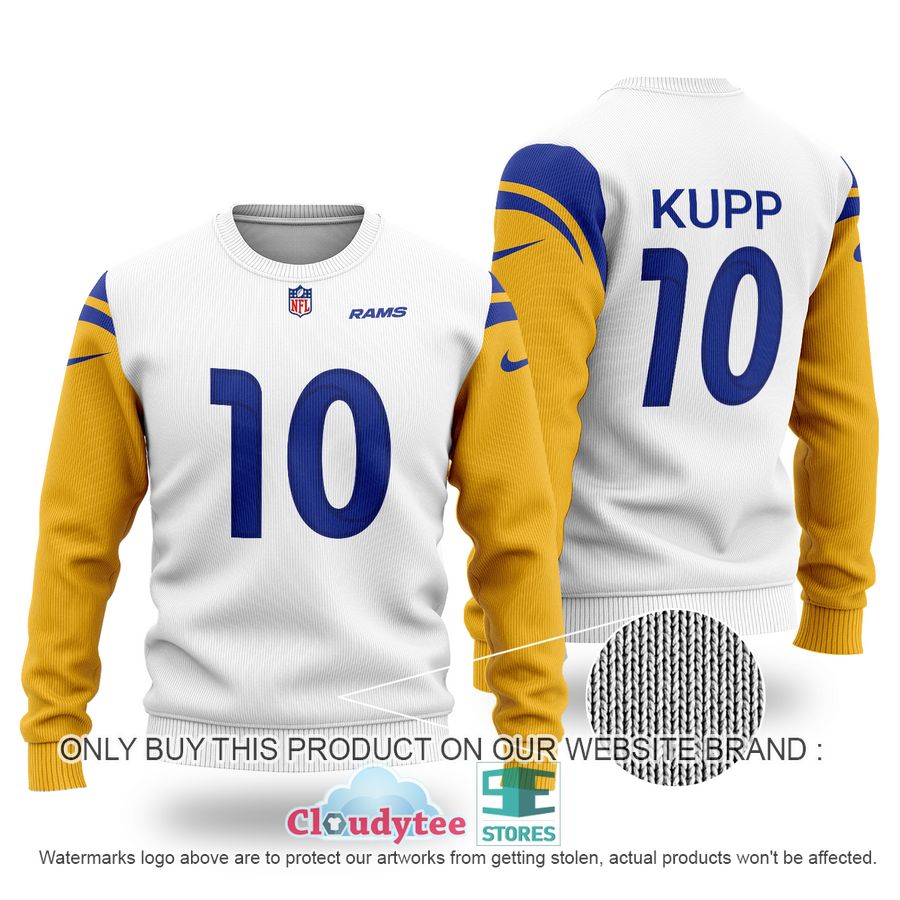 Cooper Kupp 10 Los Angeles Rams Ugly Sweater – LIMITED EDITION