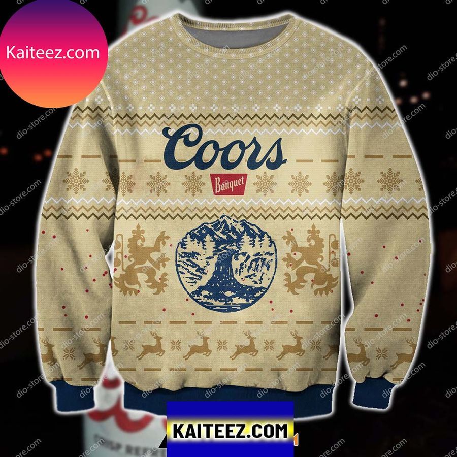 Coors Banquet Beer Knitting Pattern Christmas Ugly Sweater