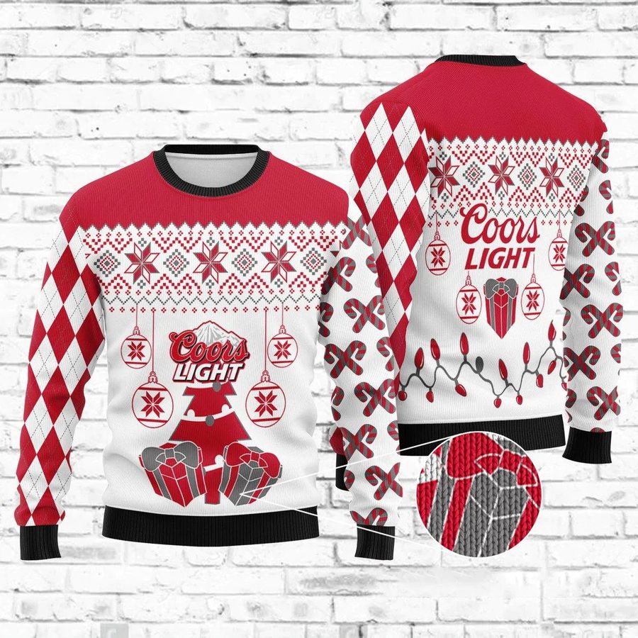 Coors Light Christmas Ugly Sweater