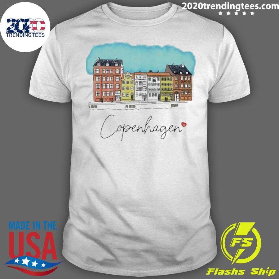 Copenhagen Love Art T-shirt