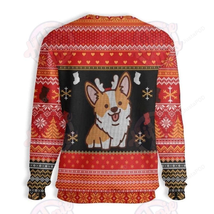 Corgi Dog Merry Corgmas Ugly Sweater