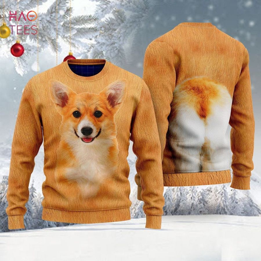 Corgi Dog Ugly Christmas Sweater