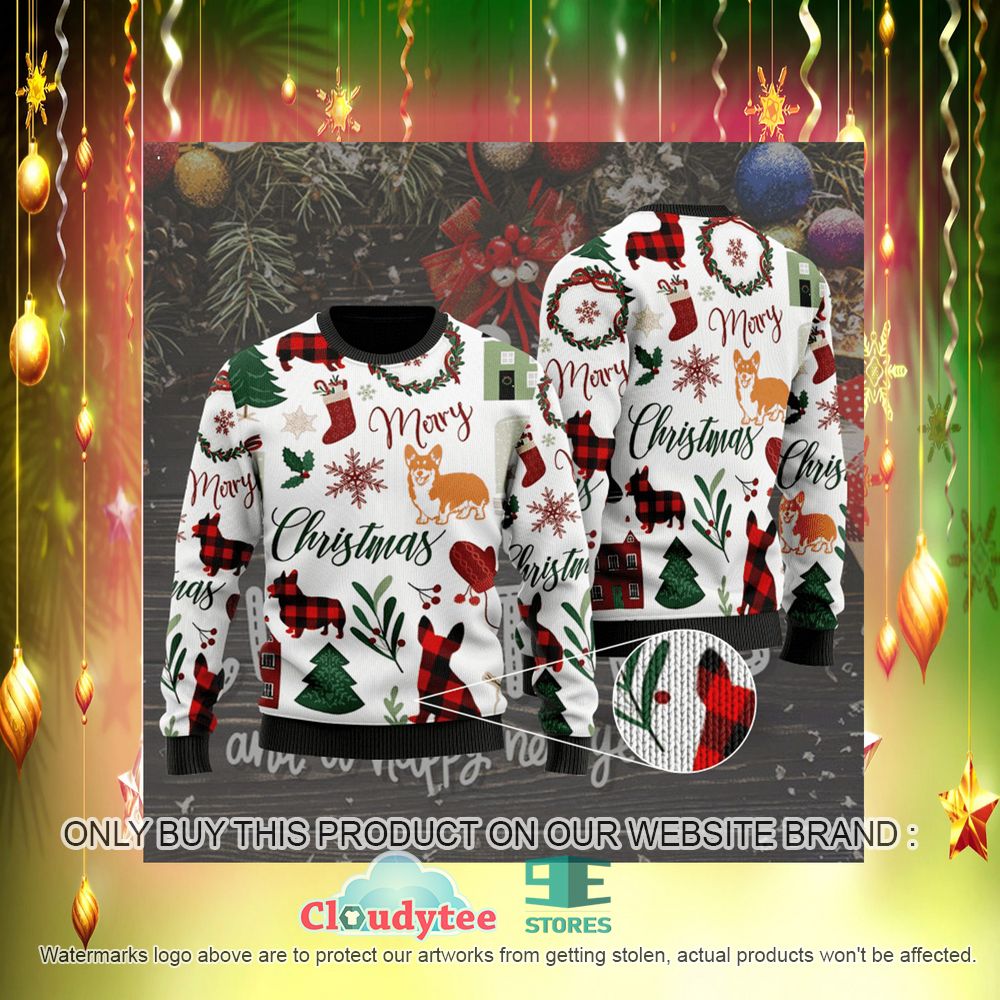 Corgi Pattern Ugly Christmas Sweater – LIMITED EDITION
