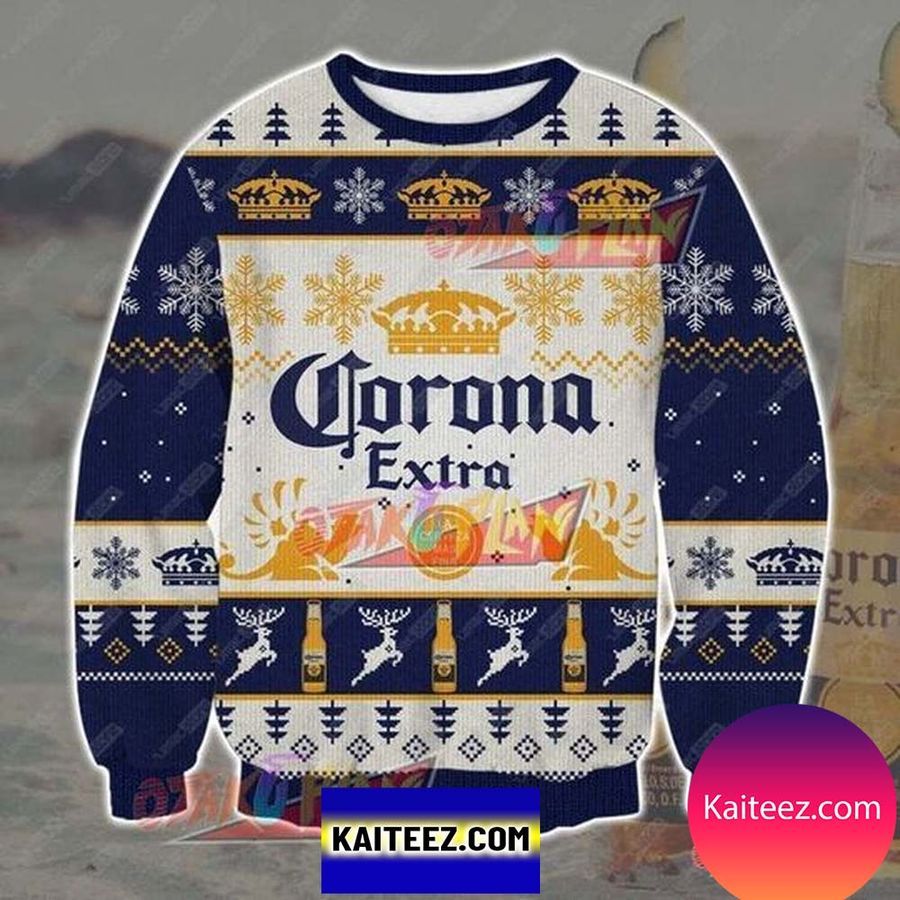 Corona Extra 3D Christmas Ugly Sweater