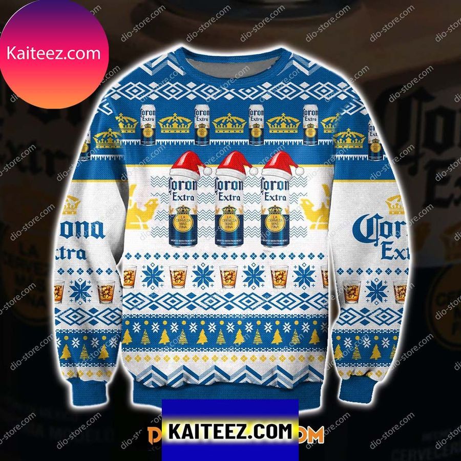 Corona Extra Beer 3D All Over Print Christmas Ugly  Sweater