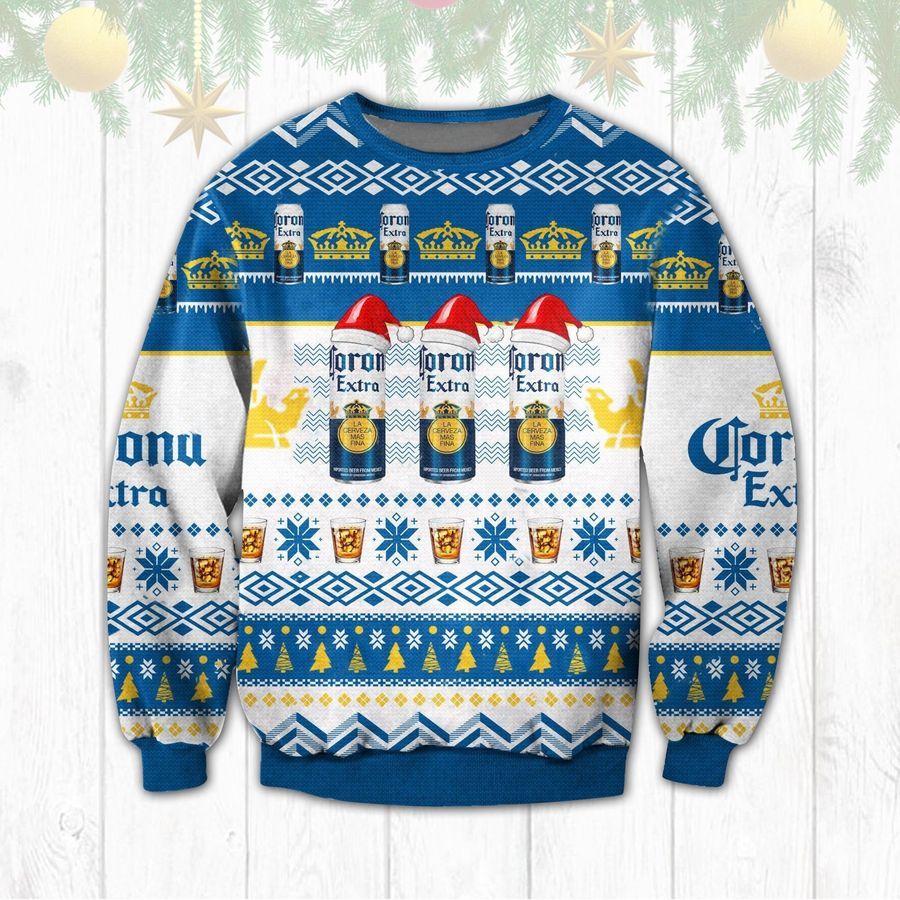 Corona Extra Beer Christmas Ugly Sweater