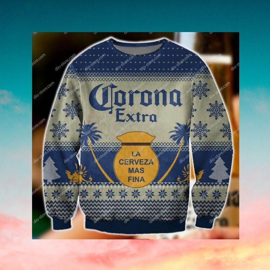 Corona Extra beer la cerveza mas fina Ugly Sweater