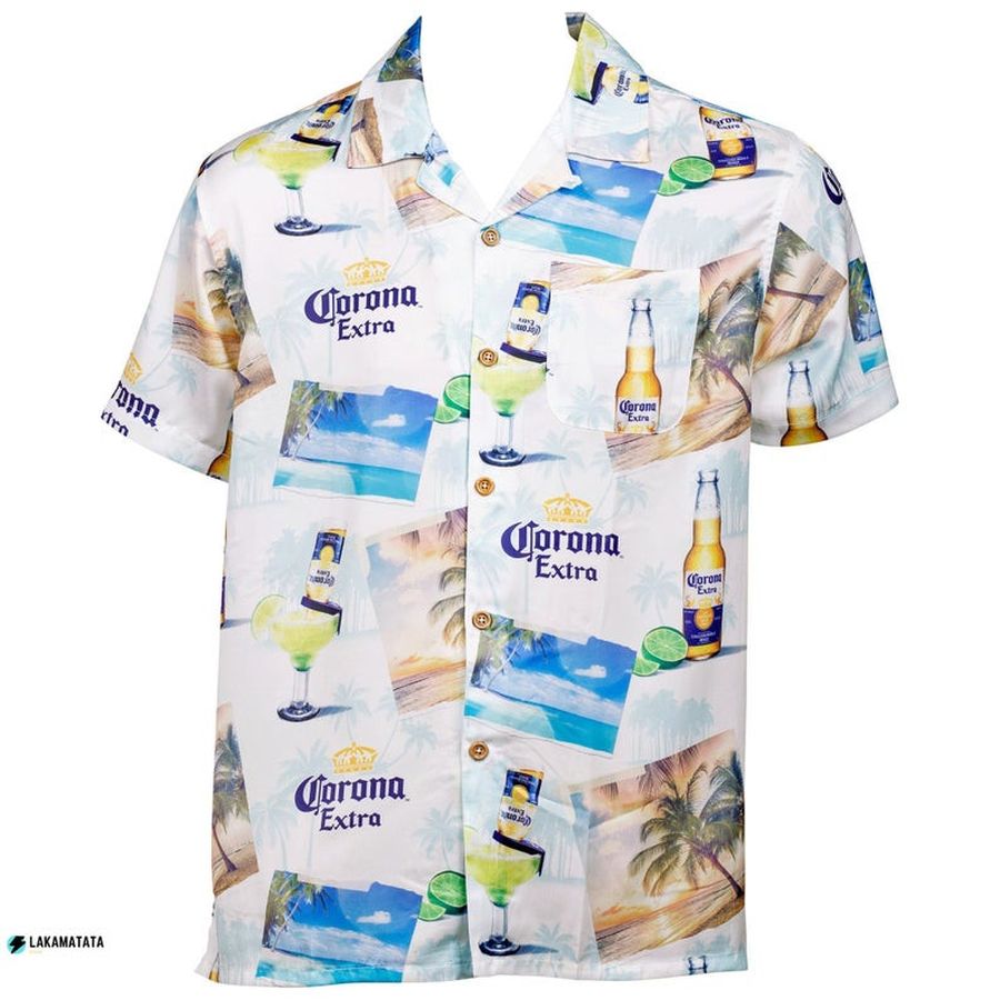 Corona Extra White Beer Drink Bar Club Party Hawaii Shirt