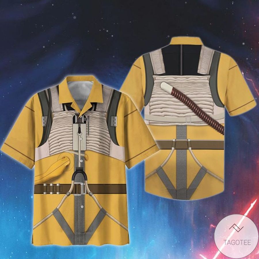 Cosplay Star Wars Bossk Print Unisex Hawaiian Shirt