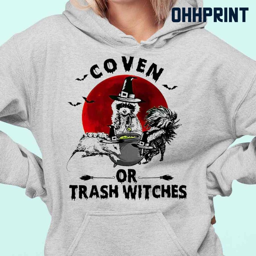 Coven Of Trash Witches Blood Moon Tshirts White