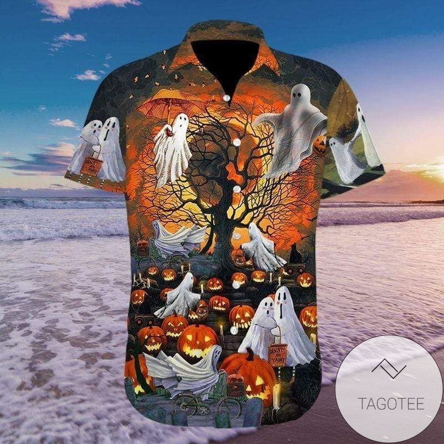 Cover Your Body With Amazing Halloween God Pumpkin Hawaiian Aloha Shirts