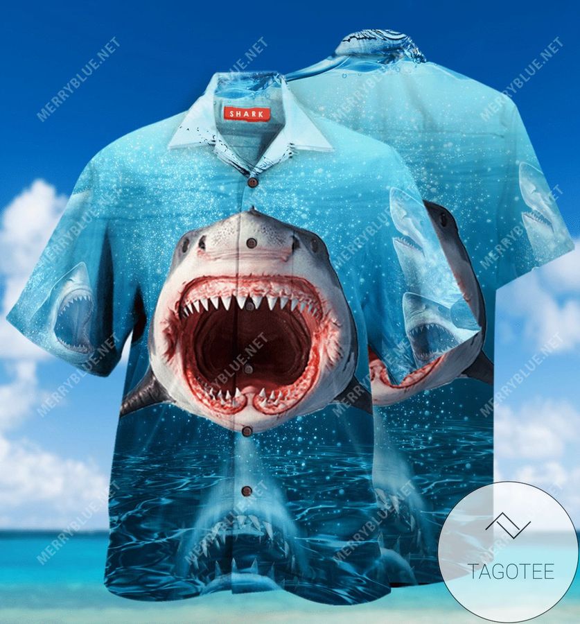 Cover Your Body With Amazing Show Your Teeth Shark Authentic Hawaiian Shirt 2022